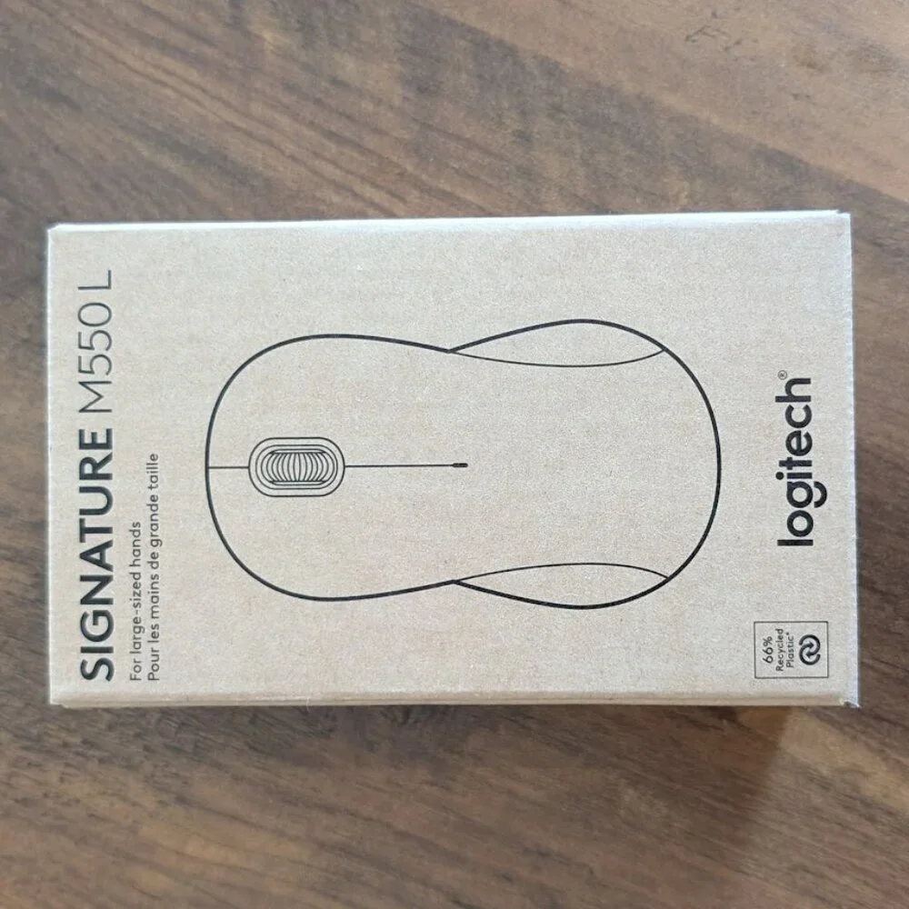 Logitech Signature M550L Graphite Wireless Ambidextrous Optical Mouse